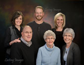 Family portrait in the studio